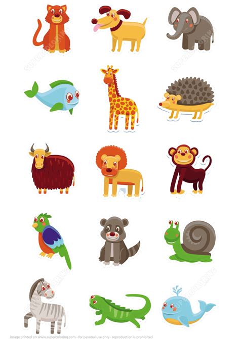 Printable Pictures Of Animals